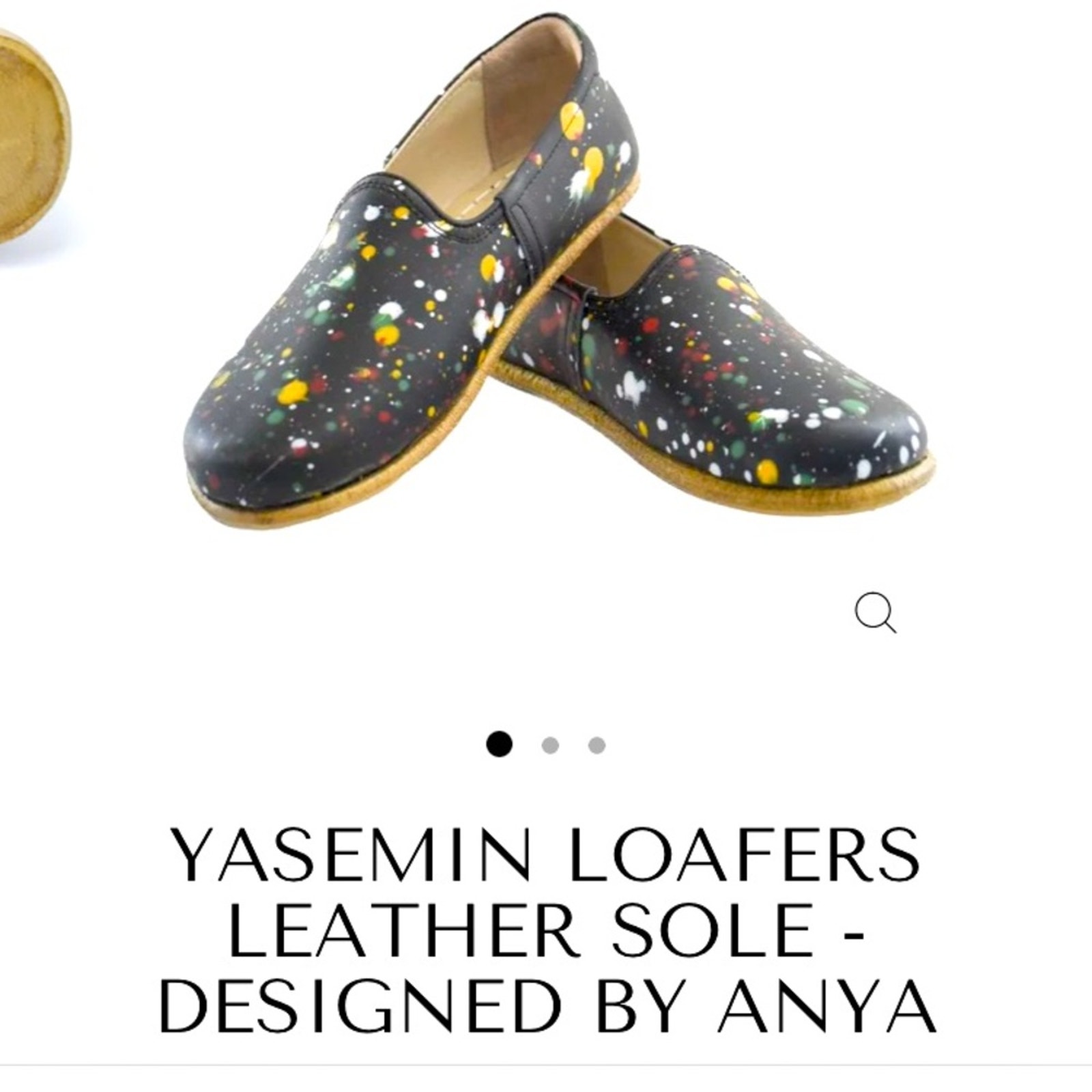 Yasemin Leather Barefoot Loafers By Anya’s Shop Eu 34